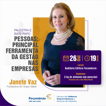 Palestra CMEG - Janete Vaz