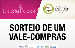 Sorteio de vale-compras do Liquida Moda inscreve até esta quarta-feira