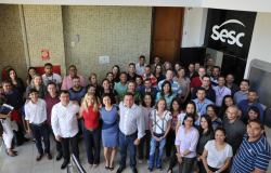 Diretoria do Sistema Fecomércio recepciona colaboradores para o início das atividades em 2018