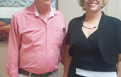 Itelvino Pisoni recebe presidente do Palmas Convention Bureau