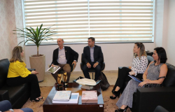 Sistema Fecomércio Tocantins realiza visita a Prefeita Cinthia Ribeiro