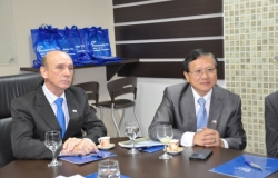 Comitiva de Taiwan visita a Fecomércio Tocantins 