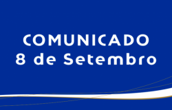 Comunicado - 8 de Setembro 