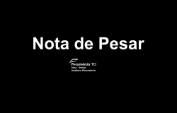 ​Nota de Pesar