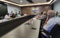 ​Representantes de entidades e empresários participam da primeira reunião de diretoria do Cetur em 2025